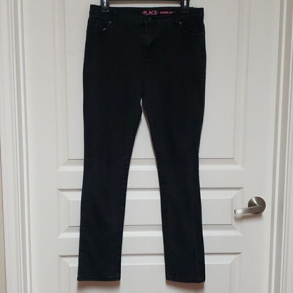 Place Black Jeans sz 18 Junior - Picture 7 of 9